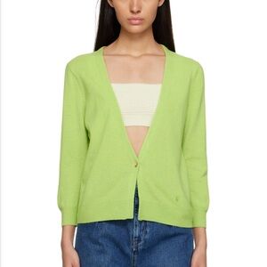 Loulou Studio Cupo Cashmere Green Cardigan
